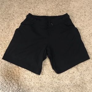 EUC Lululemon shorts, black, size 4